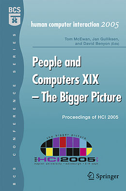 Couverture cartonnée People and Computers XIX - The Bigger Picture de Tom McEwan