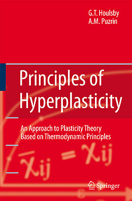 Livre Relié Principles of Hyperplasticity de Alexander M. Puzrin, Guy T. Houlsby