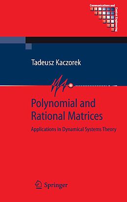 eBook (pdf) Polynomial and Rational Matrices de Tadeusz Kaczorek