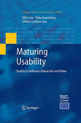 E-Book (pdf) Maturing Usability von Effie Lai-Chong Law, Ebba Thora Hvannberg, Gilbert Cockton