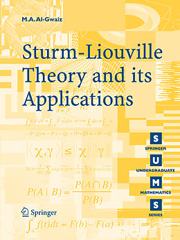 Couverture cartonnée Sturm-Liouville Theory and its Applications de Mohammed Al-Gwaiz