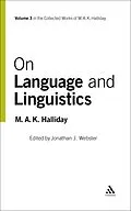 E-Book (pdf) On Language and Linguistics von M. A. K. Halliday, Jonathan J. Webster