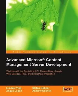 E-Book (pdf) Advanced Microsoft Content Management Server Development von Andrew Connell
