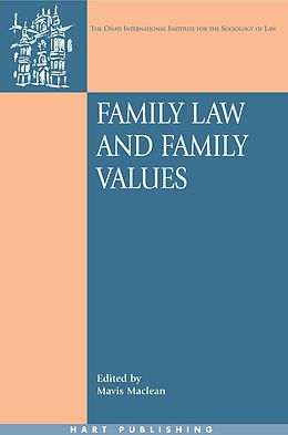 eBook (pdf) Family Law and Family Values de 