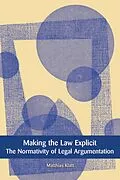 PDF Making the Law Explicit von Matthias Klatt