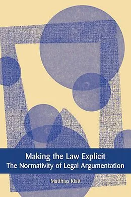 PDF Making the Law Explicit von Matthias Klatt