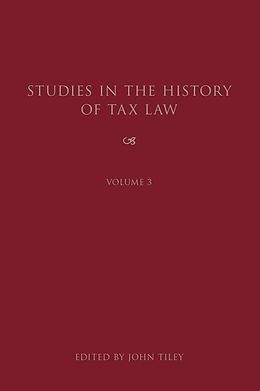 eBook (pdf) Studies in the History of Tax Law, Volume 3 de 