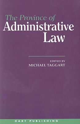 eBook (epub) The Province of Administrative Law de 