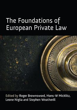 eBook (pdf) The Foundations of European Private Law de 