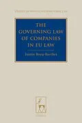 E-Book (epub) The Governing Law of Companies in EU Law von Justin Borg-Barthet