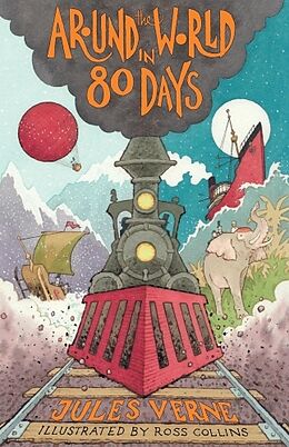 Couverture cartonnée Around the World in Eighty Days de Jules Verne