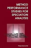 E-Book (pdf) Method Performance Studies for Speciation Analysis von Philippe Quevauviller