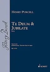 Henry Purcell Notenblätter Te deum and jubilate