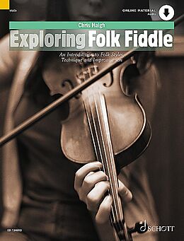 Chris Haigh Notenblätter Exploring Folk fiddle (+Online Audio)