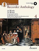  Notenblätter Baroque Recorder Anthology vol.4 (+Online Audio)