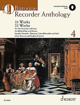  Notenblätter Baroque Recorder Anthology vol.4 (+Online Audio)