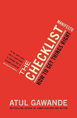 E-Book (epub) The Checklist Manifesto von Atul Gawande