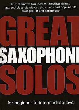  Notenblätter Great Saxophone Solos