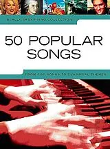  Notenblätter 50 popular Songsreally easy piano