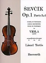 Otokar Sevcik Notenblätter Schule der Technik op.1,3 und op.1,4