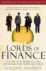 Kartonierter Einband Lords of Finance von Liaquat Ahamed