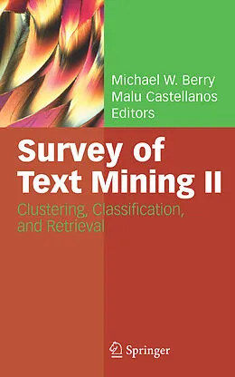 E-Book (pdf) Survey of Text Mining II von Michael W. Berry, Malu Castellanos