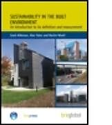 Couverture cartonnée Sustainability in the Built Environment de Carol Atkinson