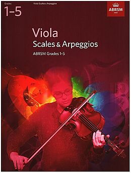  Notenblätter Viola Scales Grade 1 - 5