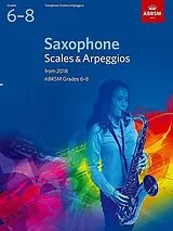  Notenblätter Scales & Arpeggios 2018 Grades 6-8