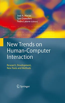 E-Book (pdf) New Trends on Human-Computer Interaction von Pedro M. Latorre, Antoni Granollers Saltiveri, José A. Macías.
