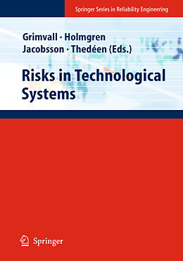 Fester Einband Risks in Technological Systems von 