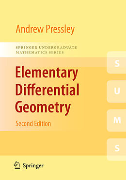 Couverture cartonnée Elementary Differential Geometry de A. N. Pressley