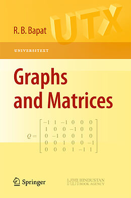 Couverture cartonnée Graphs and Matrices de Ravindra B. Bapat
