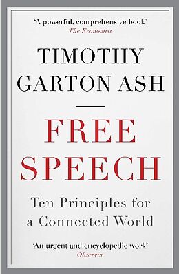 Poche format B Free Speech de Timothy Garton Ash