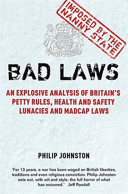 Kartonierter Einband Bad Laws von Philip Johnston