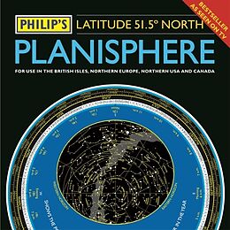 Livre Relié Philip's Planisphere (Latitude 51.5 North) de Philip's Maps