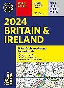Couverture cartonnée 2024 Philip's Road Atlas Britain and Ireland de Philip's Maps