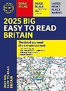 Couverture cartonnée 2025 Philip's Big Easy to Read Britain Road Atlas de Philip's Maps