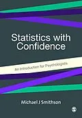 E-Book (pdf) Statistics with Confidence von Michael Smithson