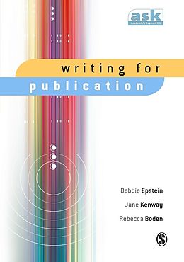 eBook (pdf) Writing for Publication de Debbie Epstein, Jane Kenway, Rebecca Boden