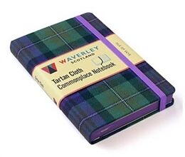 Livre Relié Isle of Skye Tartan Cloth Commonplace Notebook de Waverley Scotland