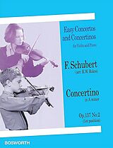Franz Schubert Notenblätter Concertino a minor op.137,2
