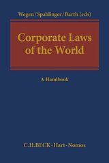 Livre Relié Corporate Laws of the World de Gerhard (Gleiss Lutz, Stuttgart) Spahlinger Wegen