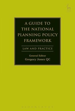 Livre Relié National Planning Policy de Gregory Jones (Francis Taylor Building) Qc