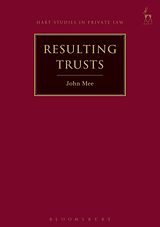 Fester Einband Resulting Trusts von John Mee