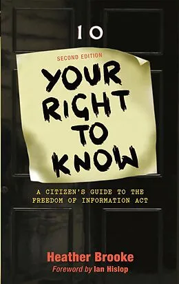E-Book (pdf) Your Right to Know von Heather Brooke