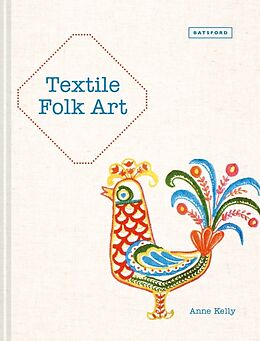 Livre Relié Textile Folk Art de Anne Kelly