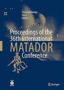E-Book (pdf) Proceedings of the 36th International MATADOR Conference von Srichand Hinduja, Lin Li
