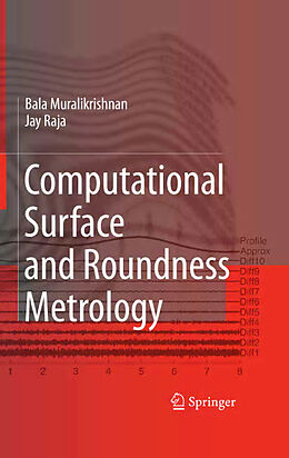 Couverture cartonnée Computational Surface and Roundness Metrology de Jayaraman Raja, Balasubramanian Muralikrishnan