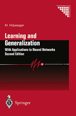 Kartonierter Einband Learning and Generalisation von Mathukumalli Vidyasagar